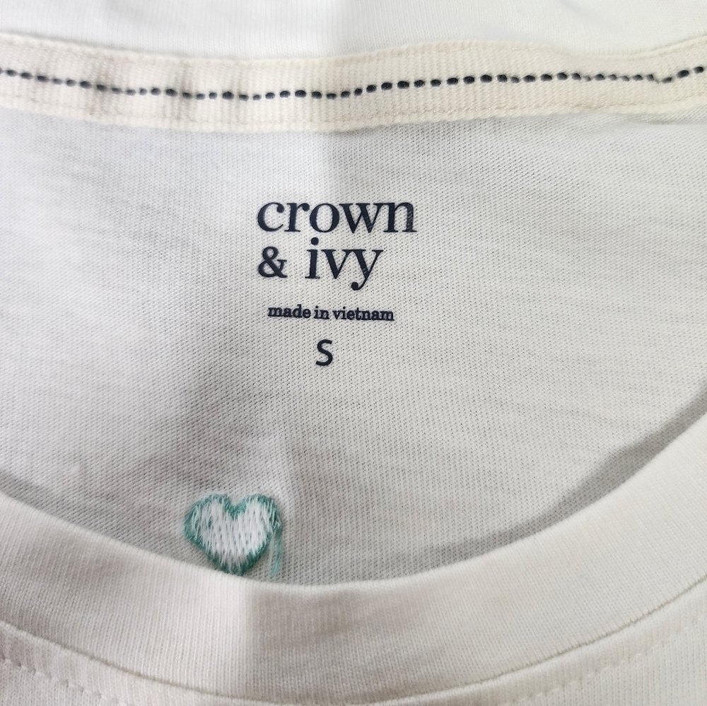 Crown & Ivy Embroidered Long Sleeve Top​ - Picture 8 of 8